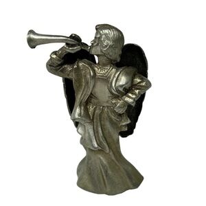 Avon Pewter Trumpeting Angel 2”